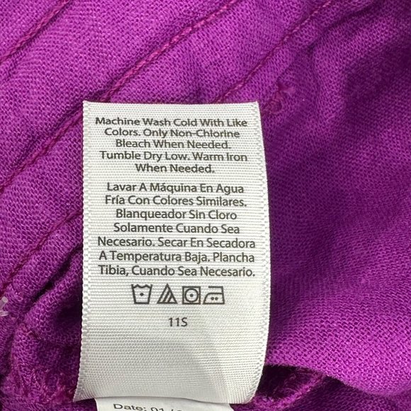 Terra And Sky Women's 0X Soft Trim Short Elastic Back Drawstring Front 2 Pocket - Picture 7 of 14